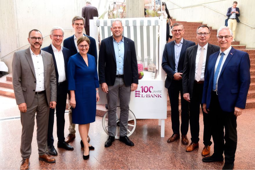 Die Referierenden des L-Bank Wirtschaftsforums in Schwäbisch Gmünd
