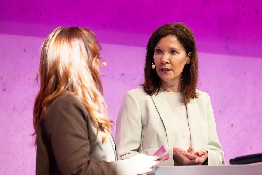 Vorständin Dr. Iris Reinelt auf dem L-Bank-Zukunftsforum