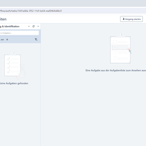 Screenshot der Aufgabenansicht nach der Aktualisierung mit neuen Filteroptionen auf der linken Seite